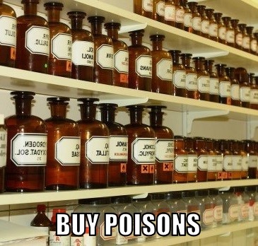 How can a person poison themselves without noticing
